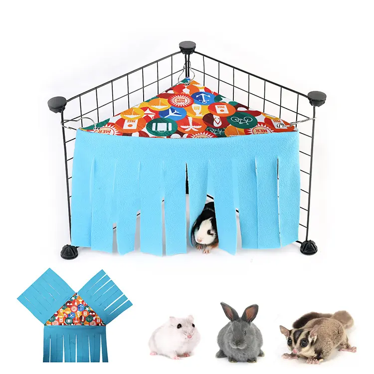Hamster Hammock with Tassels on Three Sides
