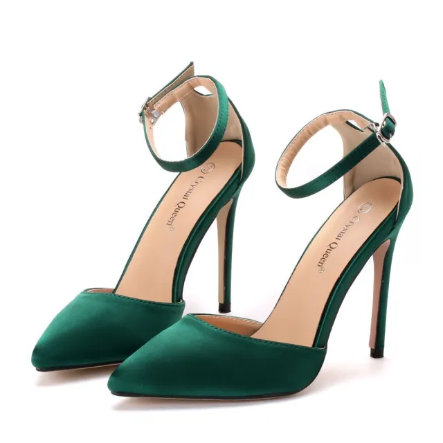 Sexy Stiletto Pointed High Heel Sandals Green - Shop at LoveMi