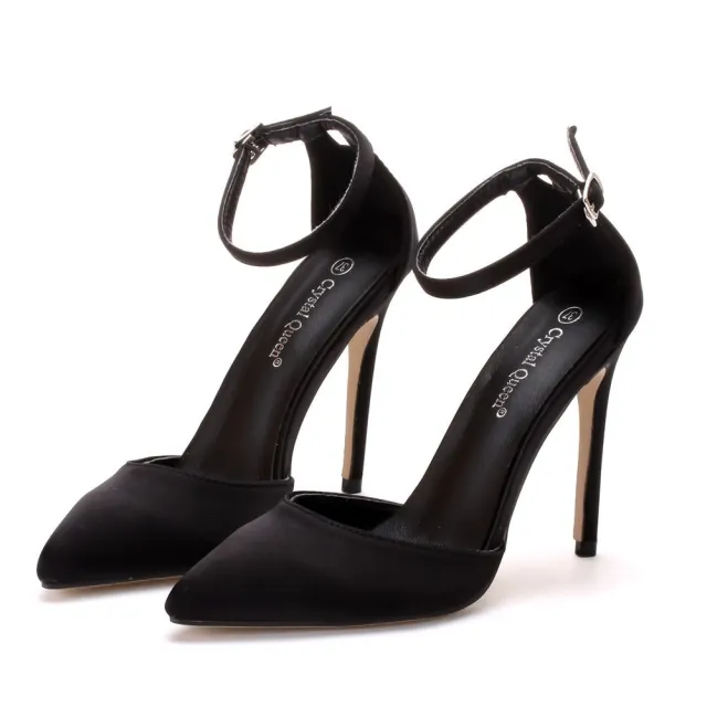 Sexy Stiletto Pointed High Heel Sandals Black - Shop at LoveMi