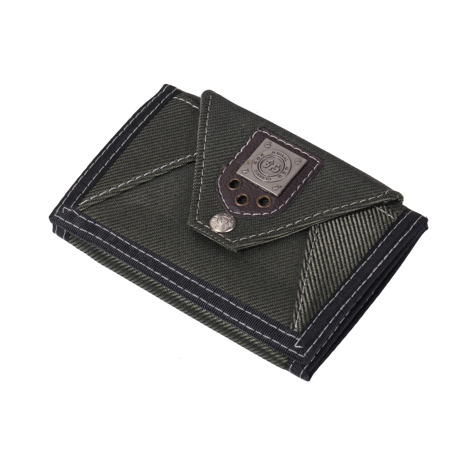 Korean Version Of Solid Color Casual Canvas Wallet Student Sports Wallet