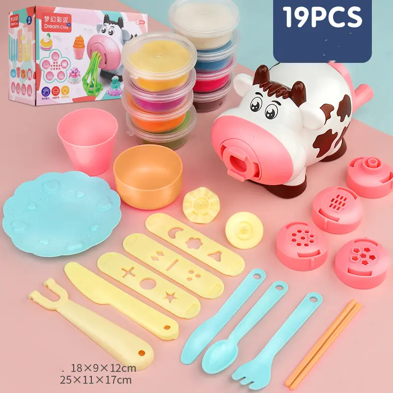 Cow Color Clay Noodle Machine Plasticine Mold