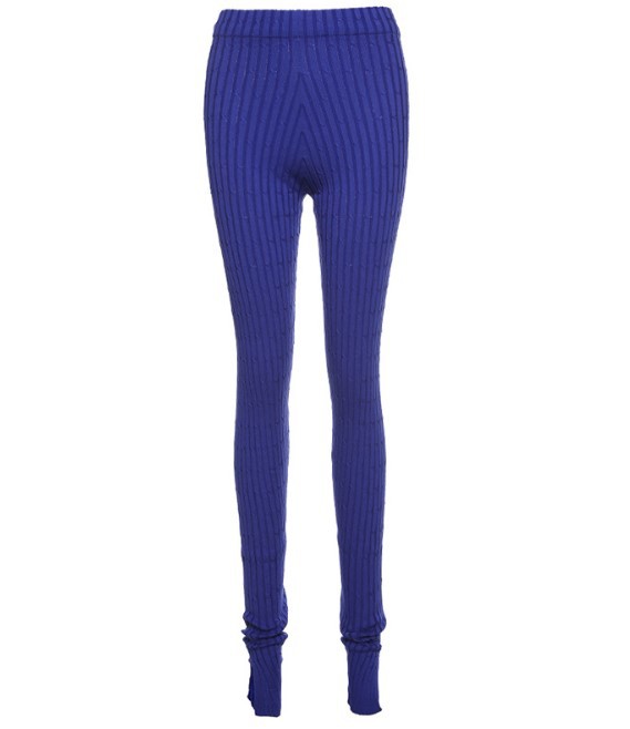 Da 1659B Fall Winter Amazon Ins Mid-Waist Trousers With Slits And Hips Slim Casual Pants