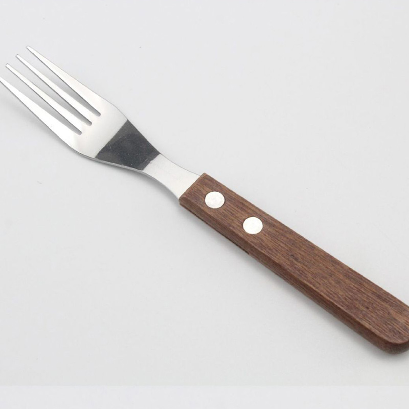 Stainless Steel Wooden Handle Pastry Tableware