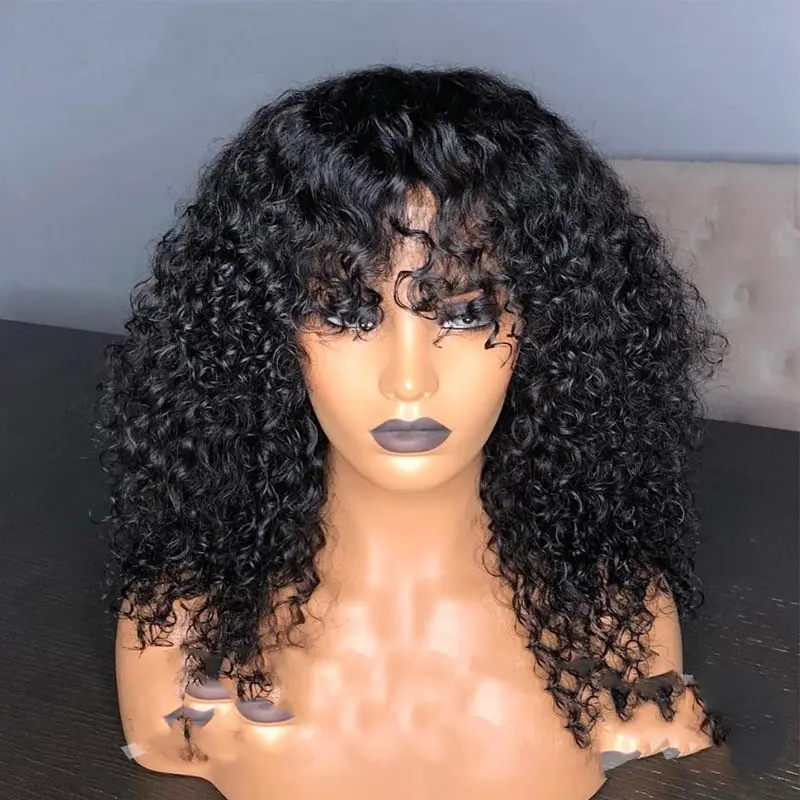 Wig Ladies Kinky Curly Short Hair