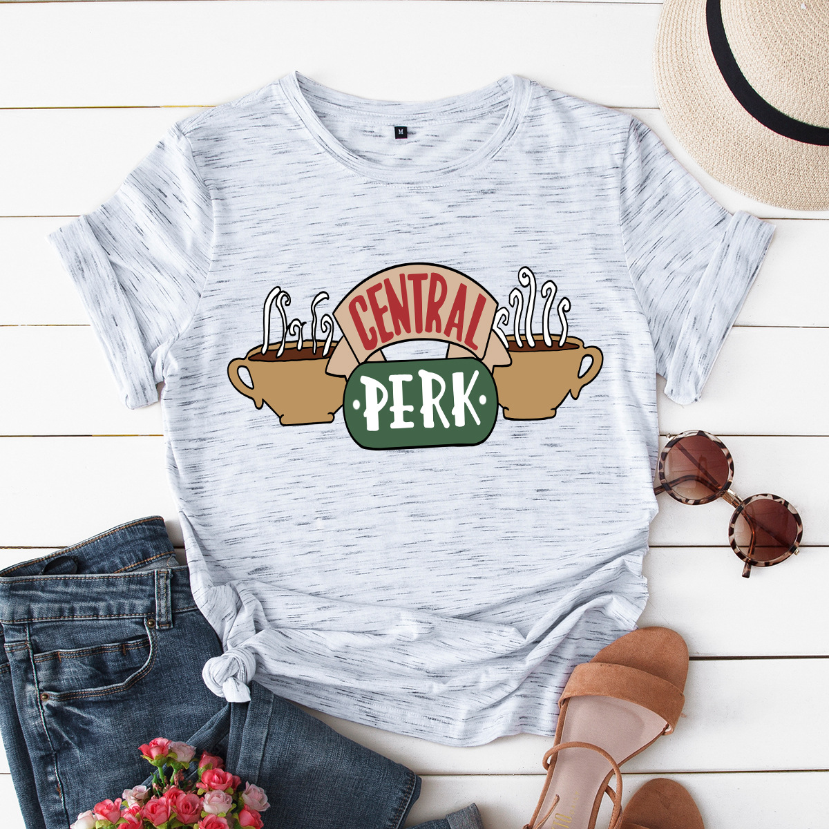 Title 9, CENTRAL PERK Kurzarm-T-Shirt für Damen