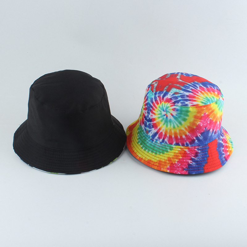 Printed Double-Sided Fisherman Hat