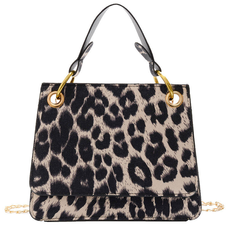 High Sense Fashion Trendy Net Red Leopard Print Handbag Red - Shop at LoveMi