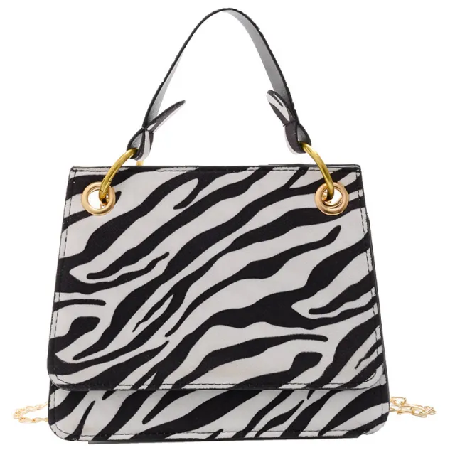 High Sense Fashion Trendy Net Red Leopard Print Handbag White - Shop at LoveMi