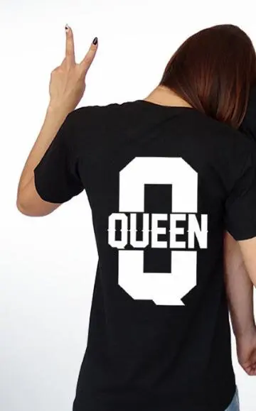English Letters European And American Street Fashion Short sleeved T shirt Black - Shop at LoveMi