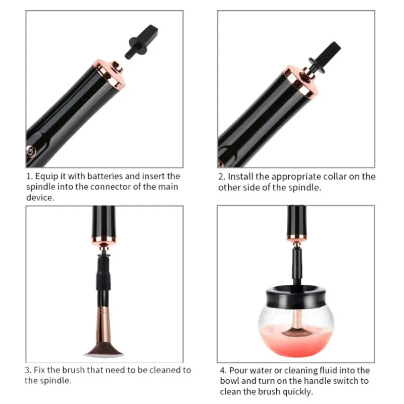 Electric Scrubber Makeup Brush Tool Automatic Cleaner – image 2