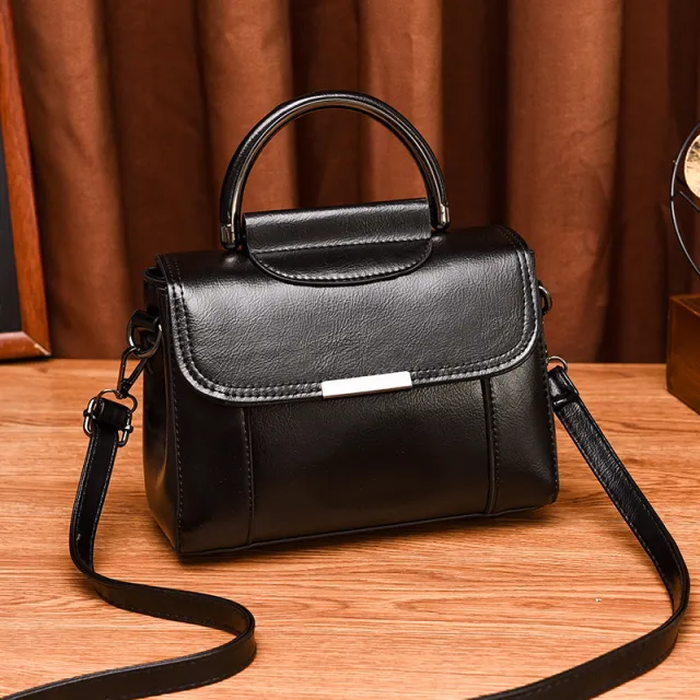 New Autumn And Winter One Shoulder Messenger Bag Black - Shop at LoveMi