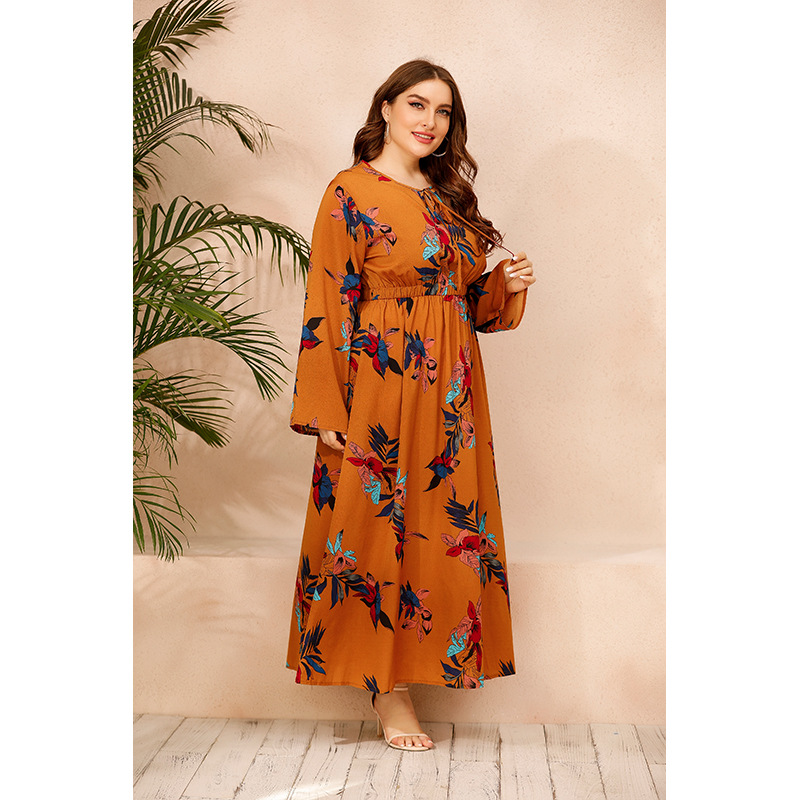 Title 1, Maxi Vestido Floral Feminino Longo Robe de Dorm...