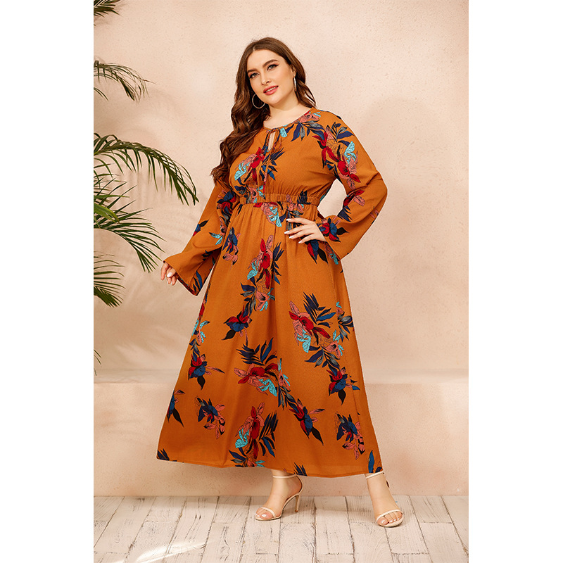 Title 2, Floral Maxi Dress for Women Long Sleep Robe Com...