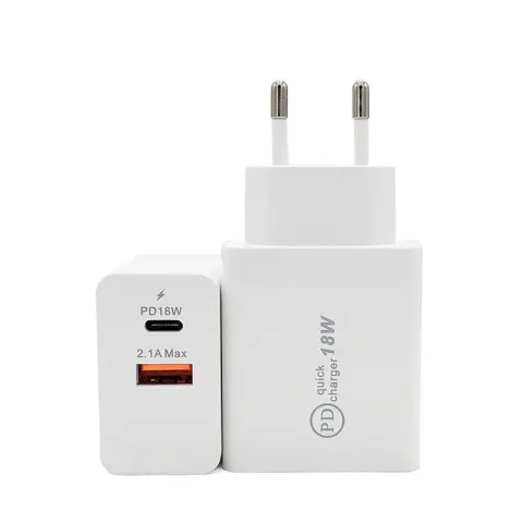 18W USB-C Fast Charge USB Type-C PD Charger US