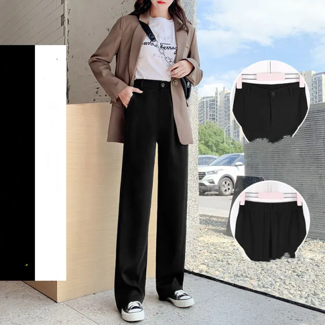 Straight Loose Casual Suit Spring And Autumn Mopping Long Pants C S - Shop at LoveMi