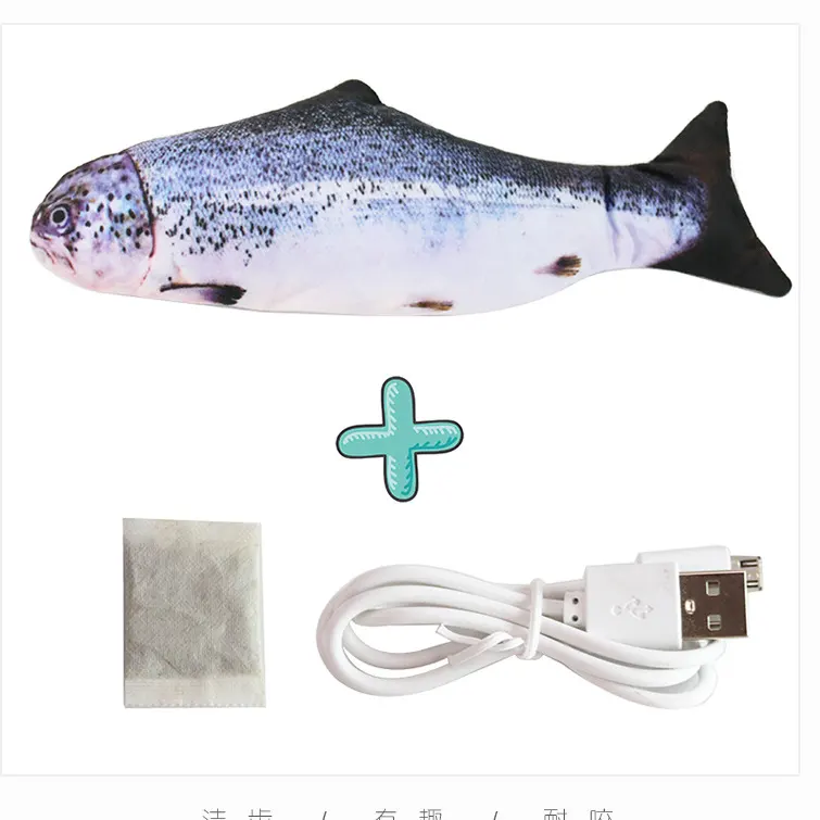 Electric Funny Cat Simulation Fish Beating Usb