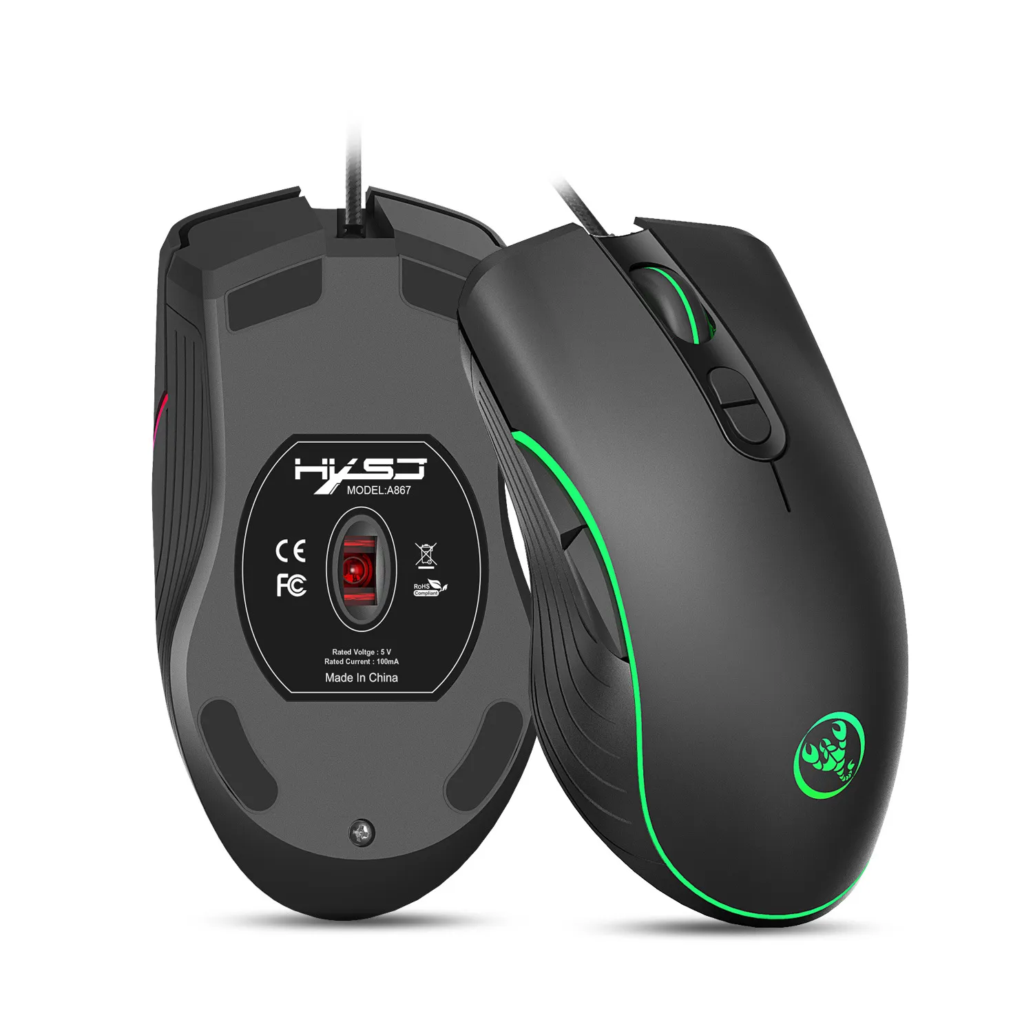 Glowing Gaming Mouse Gaming Wired Mouse – image 3