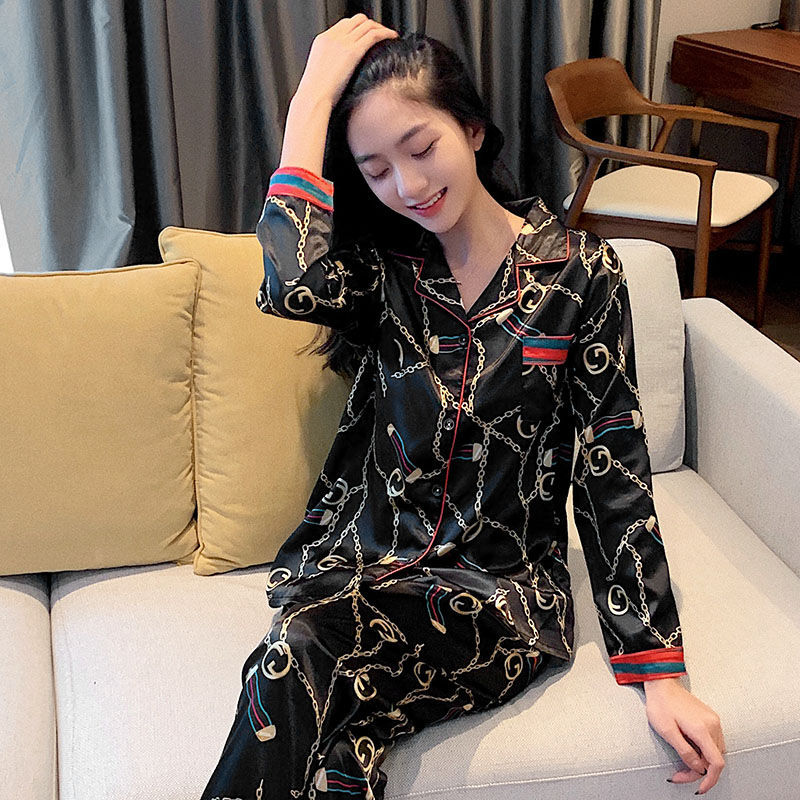 Title 1, Pajamas Women Spring And Autumn New Long-Sleeve...