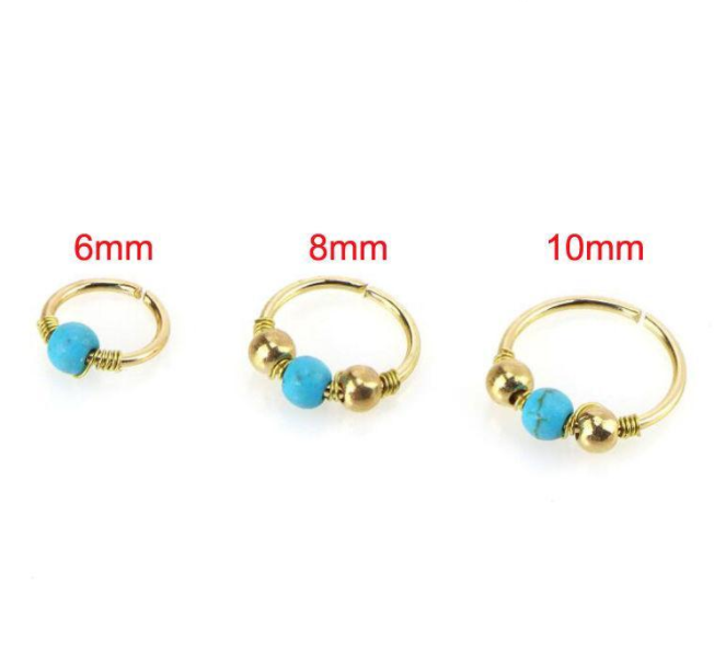 Golden turquoise 3PCS