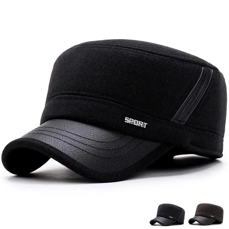 Winter Flat Hat Men