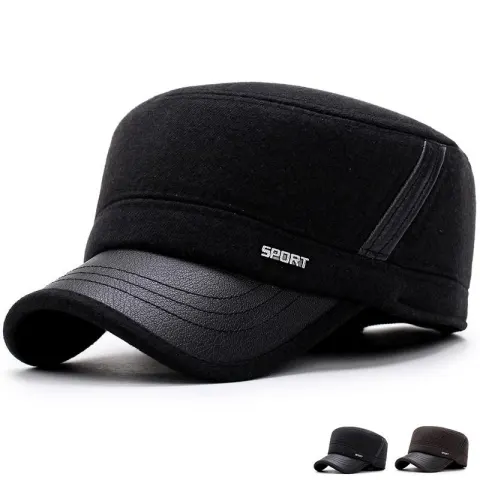 Winter Flat Hat Men