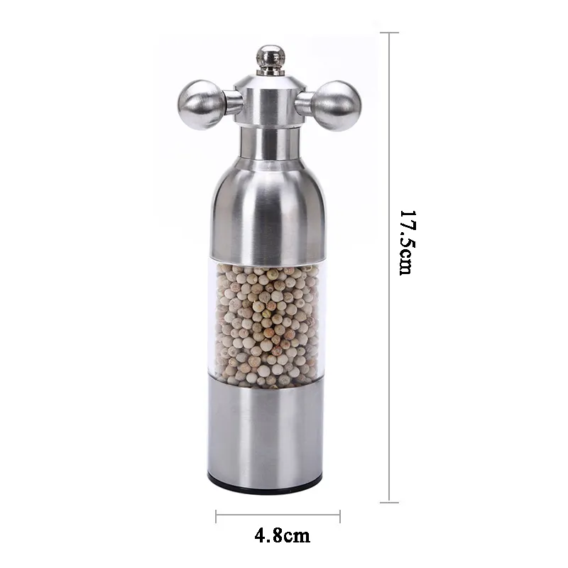 Pepper Mill Gadgets Pepper and Salt Grinder Grinding 4 Color Garlic Grinding Spice Grinder Kitchen Creative Tools BBQ Accessory – image 6