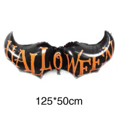 Halloween Balloon Decorations For Kindergarten Layout Props Shopping Mall Haunted House Party Party Background Wall Dress Up - Bat - View 1