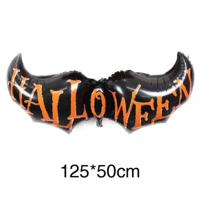 Halloween Balloon Decorations For Kindergarten Layout Props Shopping Mall Haunted House Party Party Background Wall Dress Up Bat - Shop at LoveMi