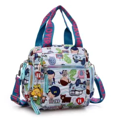 Oxford Cloth Handbags Korean Waterproof Nylon Cloth Shoulder Diagonal Handbags - Blue - View 1