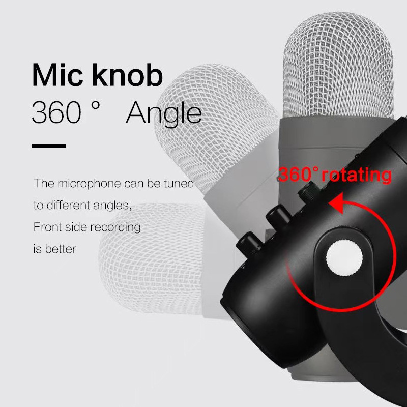 Professional Dubbing Microphone Hd Noise Reduction Recording Equipment Dedicated For Live Broadcast - Image 2