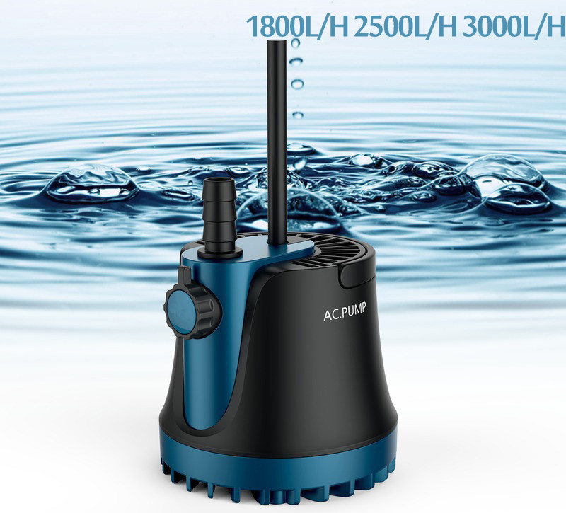 Home Submersible Water Pump Submersible Waterfall Silent Fountain Pump — view 2