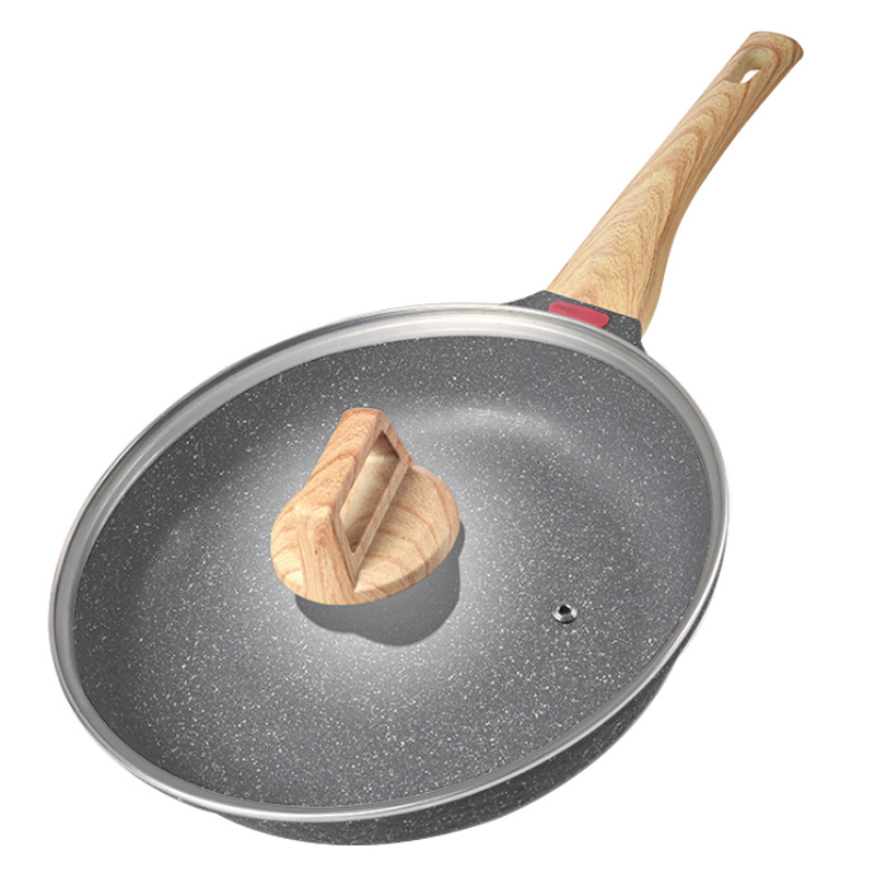 New Korean Style Macadamite Pan Non Stick Pan Fried Steak Pan Double Bottom Intelligent Sense Of Temperature Home Pan Fried Egg Pan - Image 3