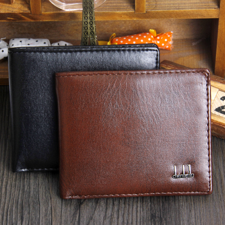 Faux Leather Men's Wallet, Activity Wallet Wholesale, Men's Short Wallet, Pu Wallet, Card Case