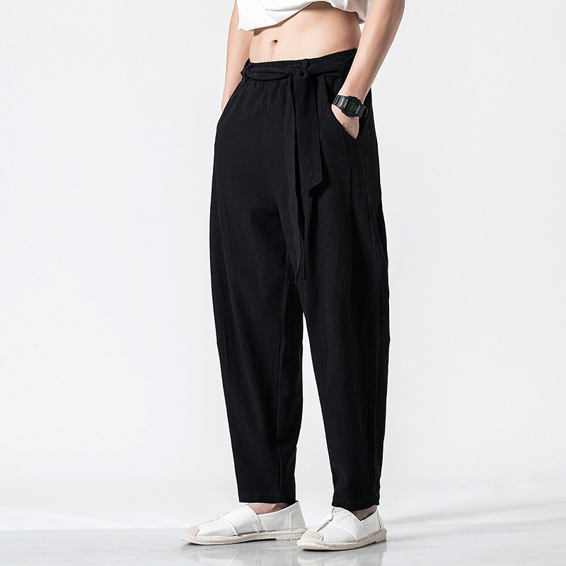 Title 2, Womens Casual Loose Wide Leg Lantern Pants, Pl...