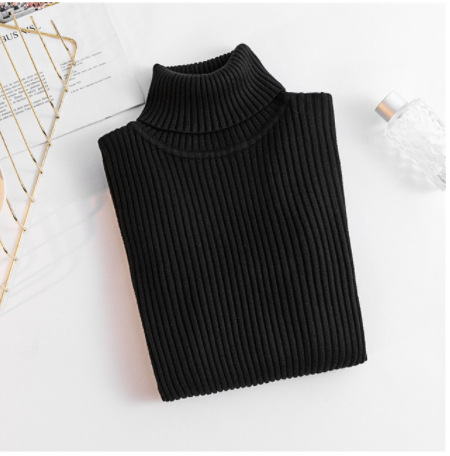 Title 4, Europe And America Knitted Base Sweater Slim-Fi...