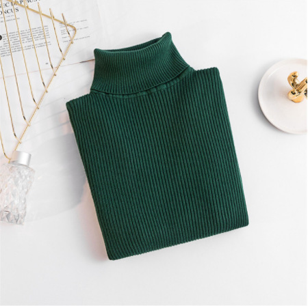 Title 11, Europe And America Knitted Base Sweater Slim-Fi...