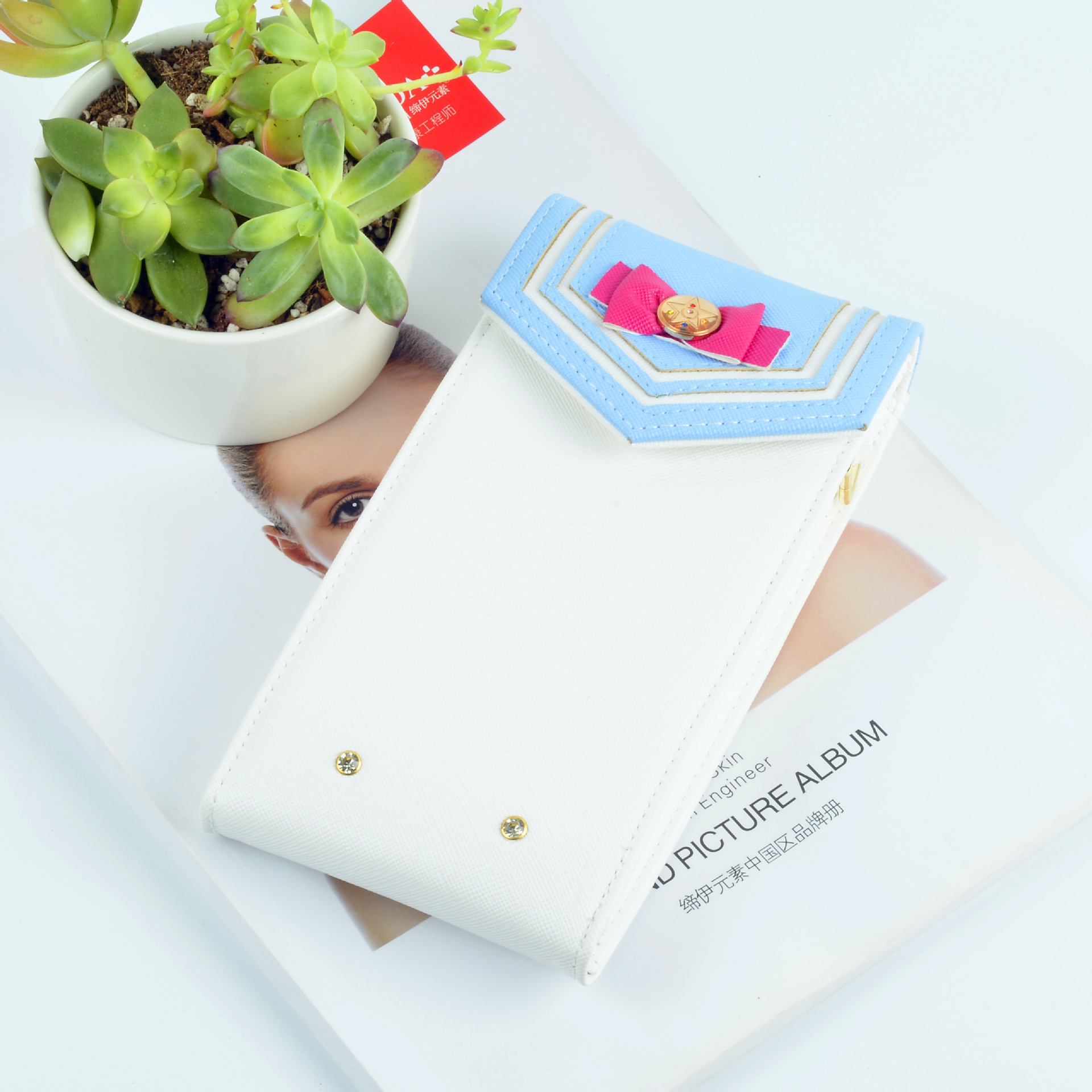 New Style Meishao Ladies Long Mobile Phone Bag Large Capacity Large Banknote Student Diagonal Cross Wallet Trendy Wallet Cross Bag