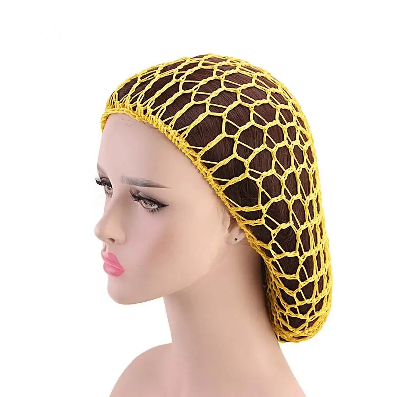 Ladies Hand Crocheted Drooping Hair Net, Care