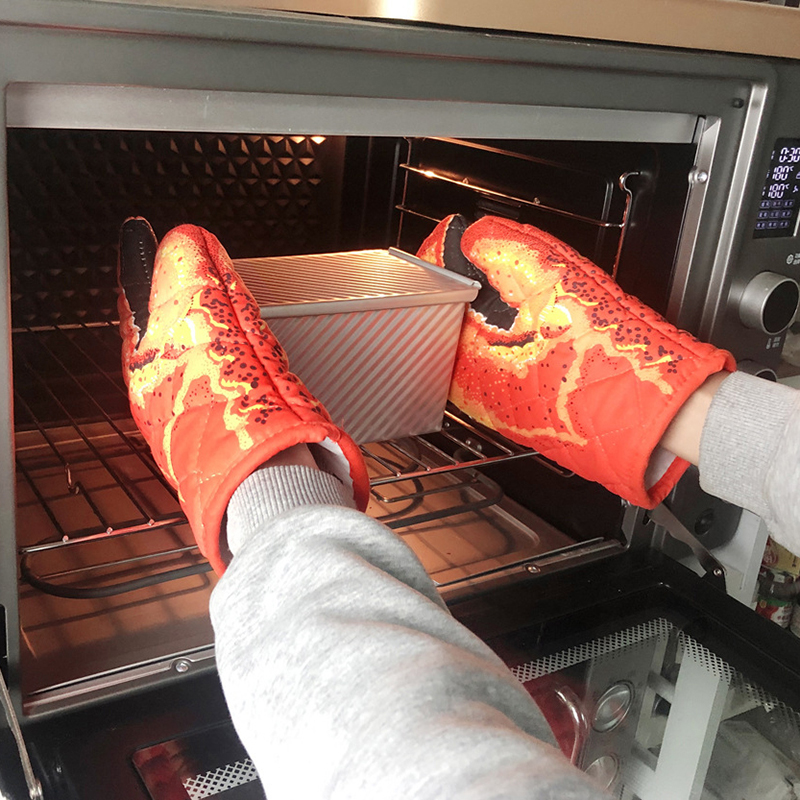 Title 1, Creative Oven Gloves, Microwave Oven, Anti-Scal...