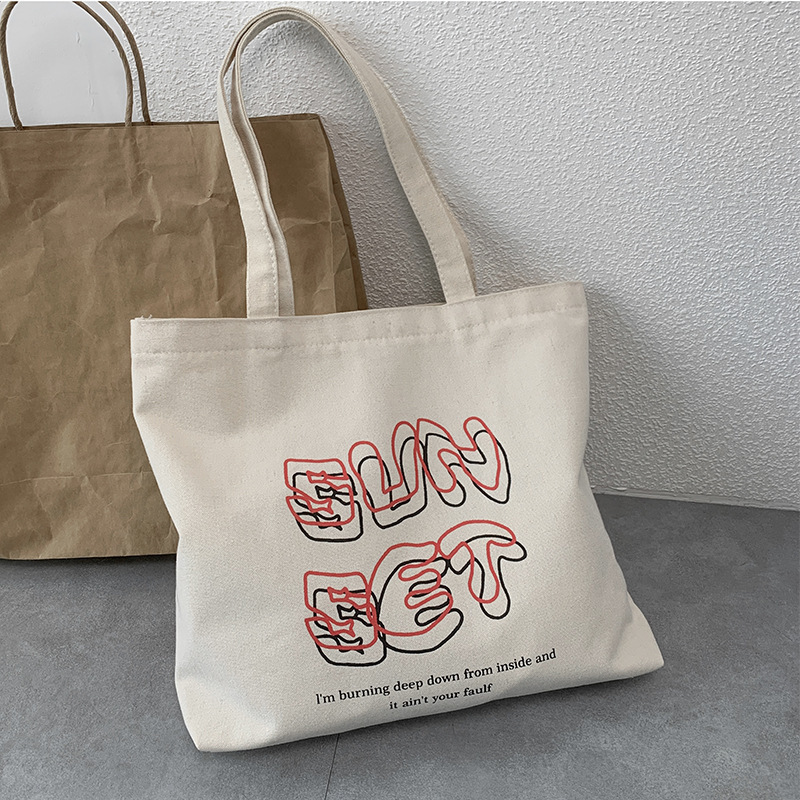 Interpret My Love With Your Heart The Same Student Canvas Bag Around