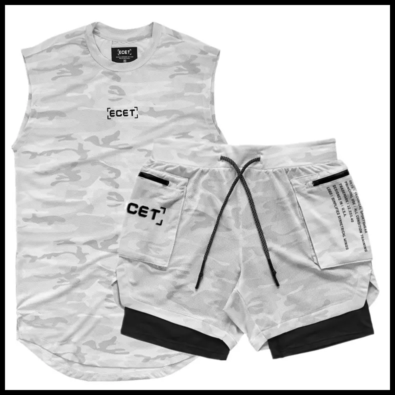 Sports Leisure Suit Muscle Fitness Training Double
