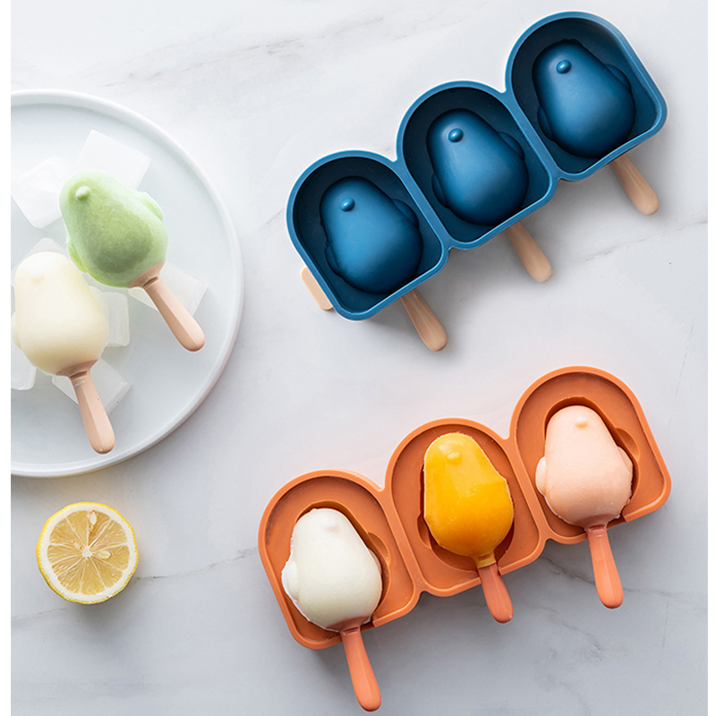 Title 2, Silicone Bird Shape Ice Cream Mold Popsicle Mou...