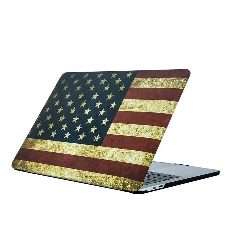 Compatible with Apple, Macbook Notebook Computer Protective Shell Air13 Shell Frosted Painted Marble Protective Cover — foto 13