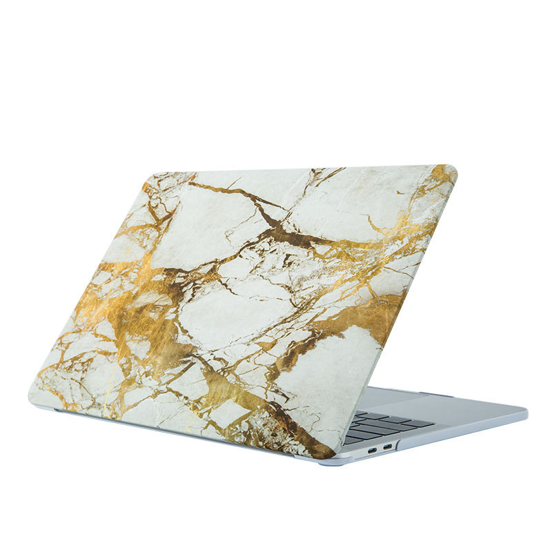 Compatible with Apple, Macbook Notebook Computer Protective Shell Air13 Shell Frosted Painted Marble Protective Cover — foto 8