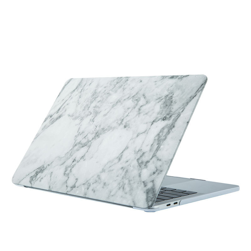 Compatible with Apple, Macbook Notebook Computer Protective Shell Air13 Shell Frosted Painted Marble Protective Cover — foto 5