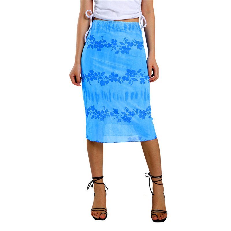 European And American High Waist Stretch Hip Skirt Midi Skirt