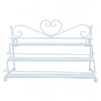 Three-layer Wrought Iron Nail Polish Display Stand