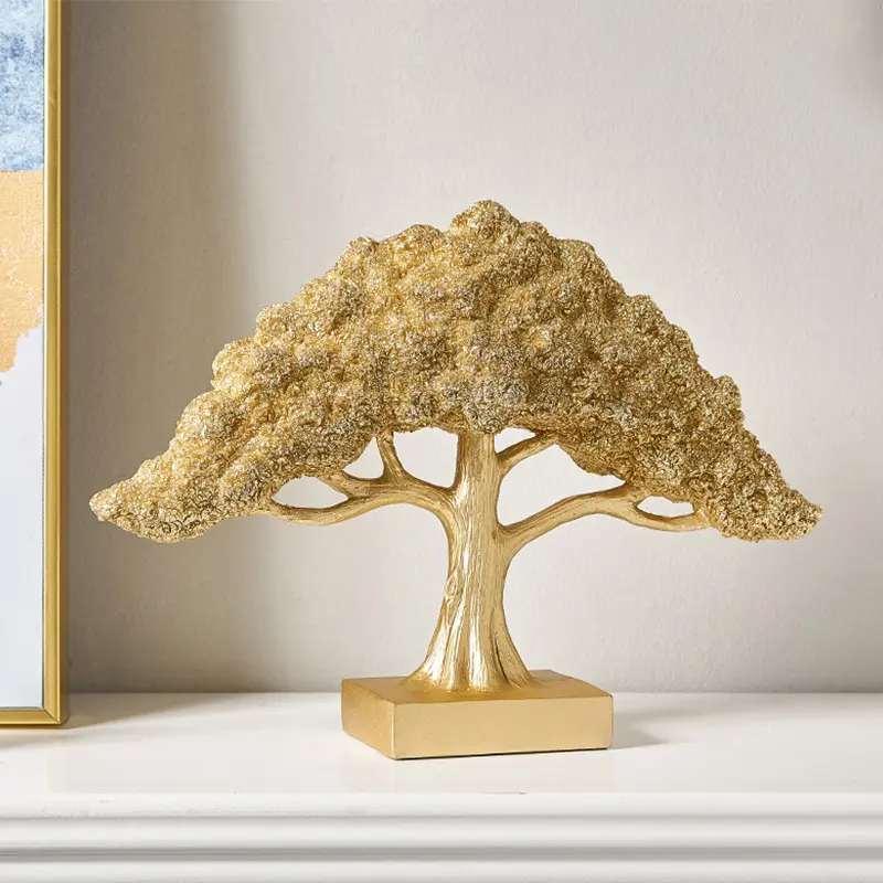 Golden Lucky Tree Decoration Store Cashier Desk