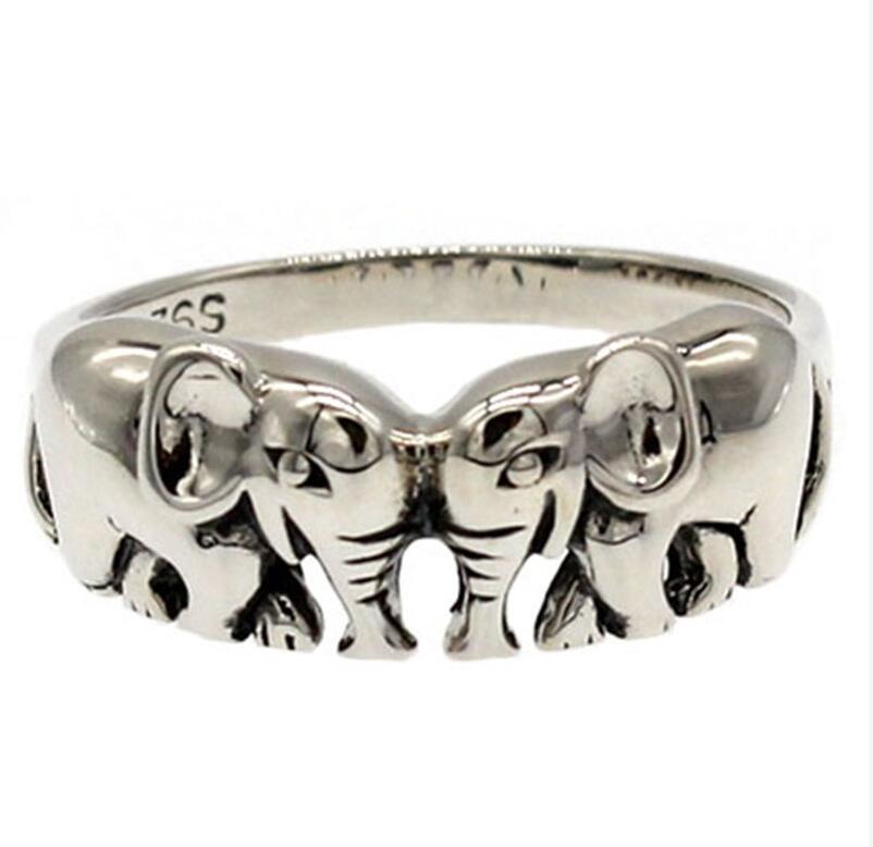 Fashion Cute Baby Elephant Animal Ladies Ring