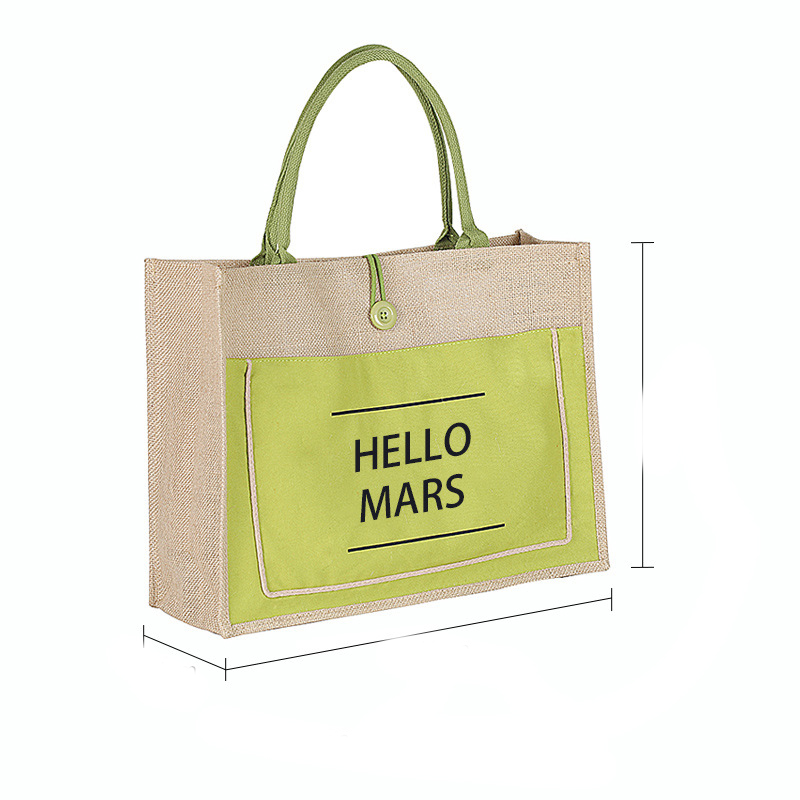 Jute Retro Tote bag Environmental Protection Cotton Linen